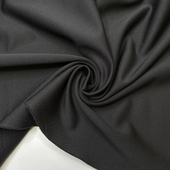 Black Cat Snuggles - Soft Shell Jersey Poly Knit - Black - Bundles - True Deadstock fabric Fabric by private - Sustainable Textile | FABCYCLE