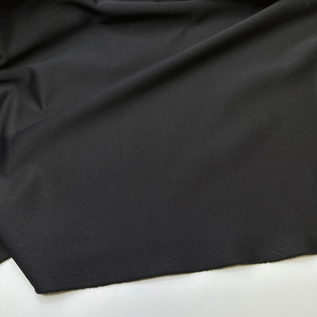 Black Cat Snuggles - Soft Shell Jersey Poly Knit - Black - Bundles - True Deadstock fabric Fabric by private - Sustainable Textile | FABCYCLE