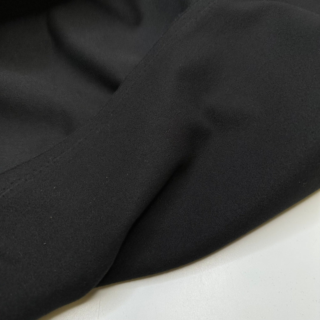 Black Cat Snuggles - Soft Shell Jersey Poly Knit - Black - Bundles - True Deadstock fabric Fabric by private - Sustainable Textile | FABCYCLE