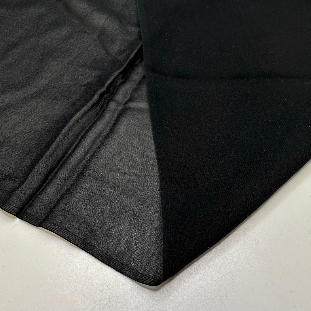 Black Is Sexy - Chiffon Silk Woven - Black - 1.3M Bundle - True Deadstock fabric Fabric by private - Sustainable Textile | FABCYCLE
