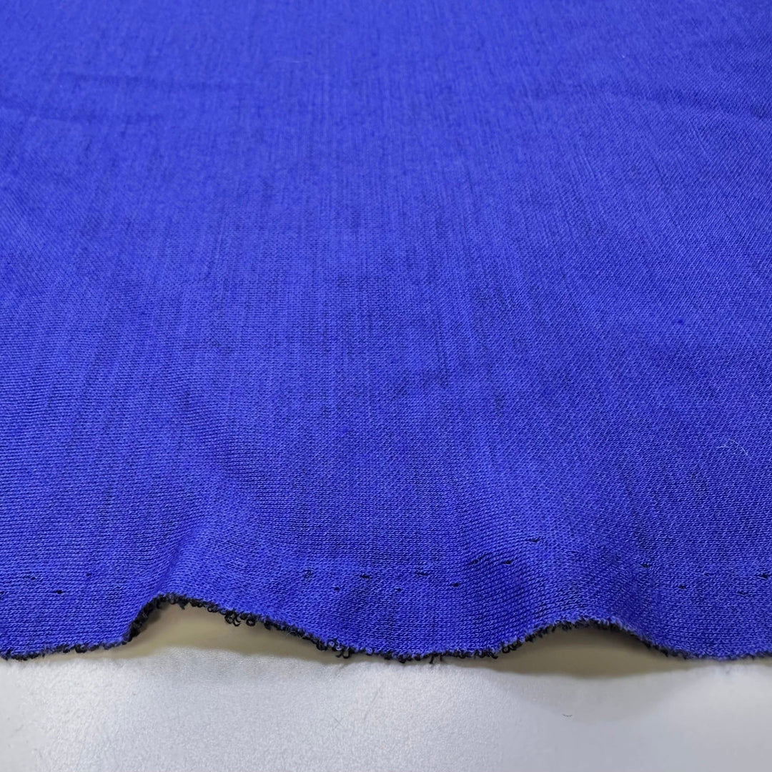 Black Light Reveal - Bonded Double Cloth Knit Wool Blend - Dark Black/Blue - 2M Bundle - True Deadstock fabric Fabric by private - Sustainable Textile | FABCYCLE
