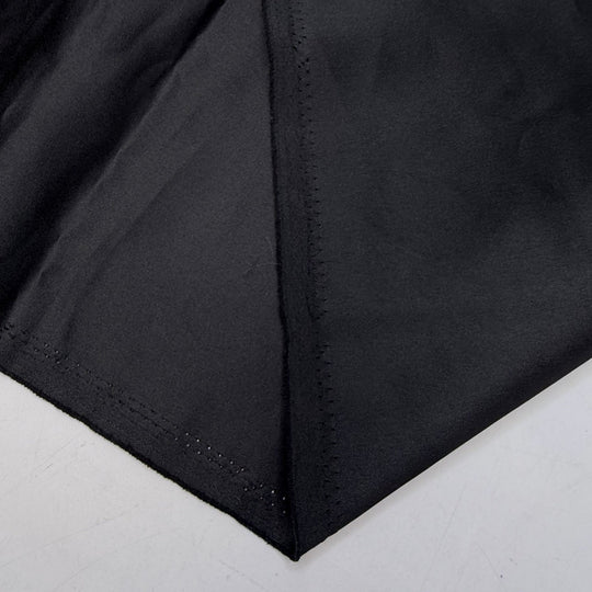 Black Tie Event - Satin Poly Woven - Black - 1M Bundle - True Deadstock fabric Fabric by private - Sustainable Textile | FABCYCLE