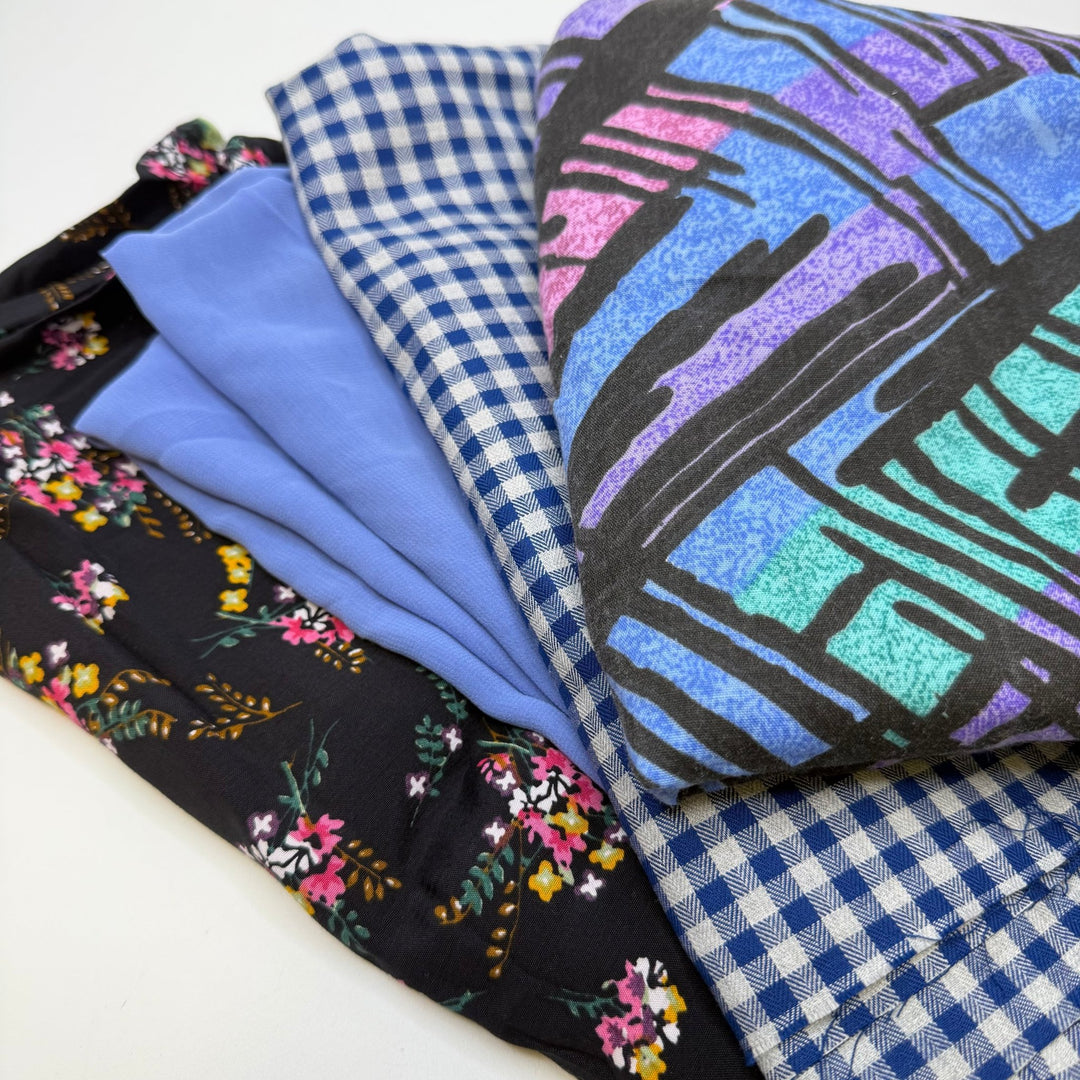 Blacklight Party - Small Bundles - Fun 4 Pack - True Deadstock Fabric Fabric by FABCYCLE shop - Sustainable Textile | FABCYCLE