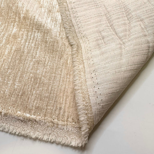 Blending In With The Carpets - Polyester Blend Woven - Cream - 3M Bundle - True Deadstock fabric Fabric by private - Sustainable Textile | FABCYCLE