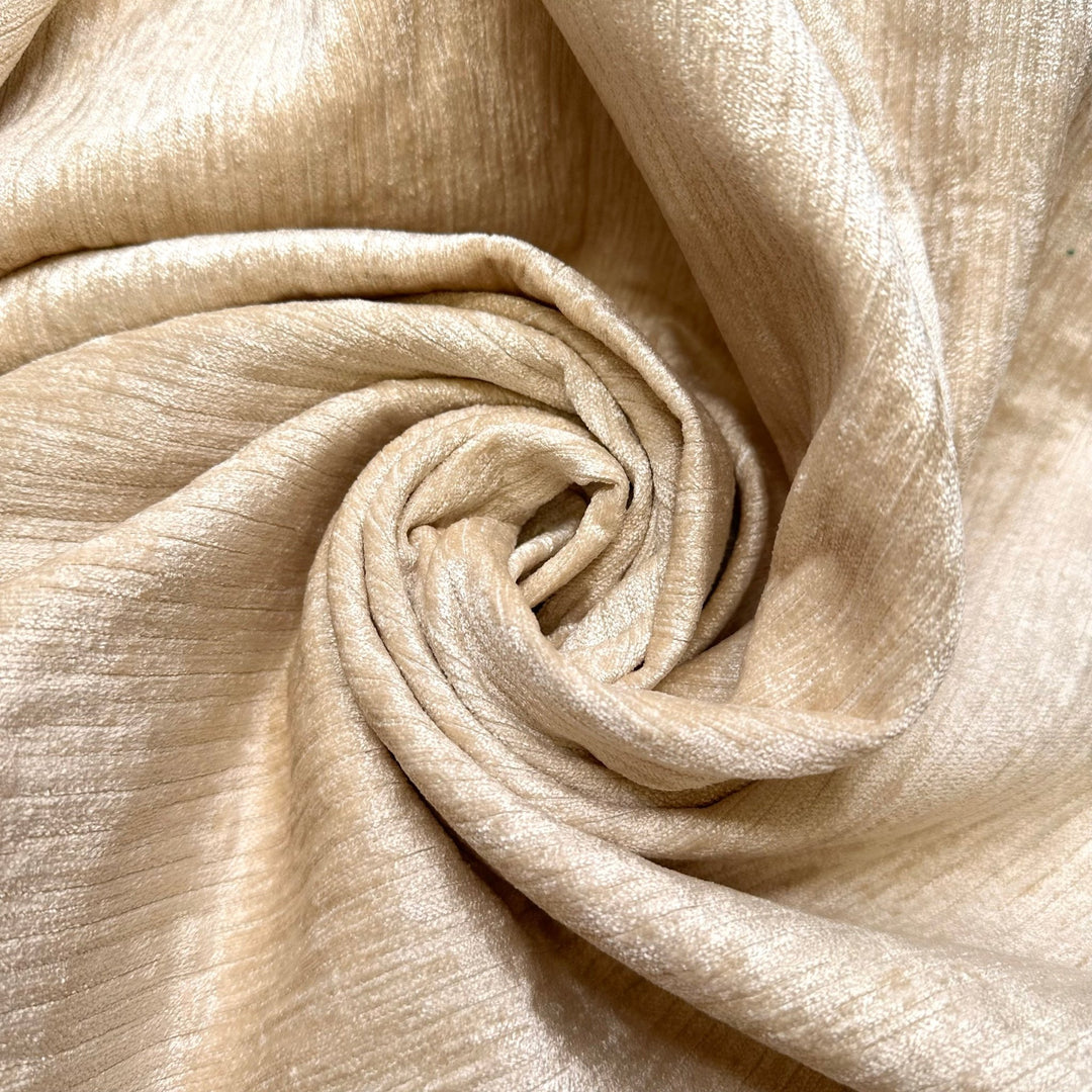 Blending In With The Carpets - Polyester Blend Woven - Cream - 3M Bundle - True Deadstock fabric Fabric by private - Sustainable Textile | FABCYCLE