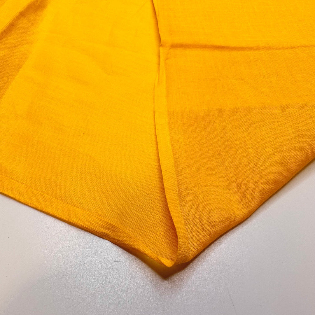 Blinding Sunlight - Cotton Blend Woven - Yellow - 0.95M Bundle - True Deadstock fabric Fabric by private - Sustainable Textile | FABCYCLE