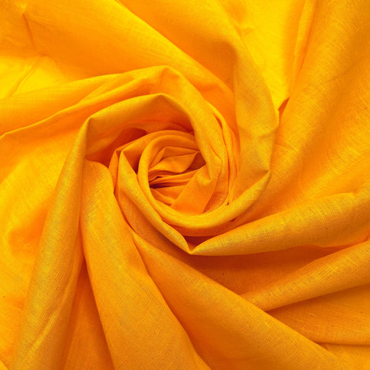 Blinding Sunlight - Cotton Blend Woven - Yellow - 0.95M Bundle - True Deadstock fabric Fabric by private - Sustainable Textile | FABCYCLE
