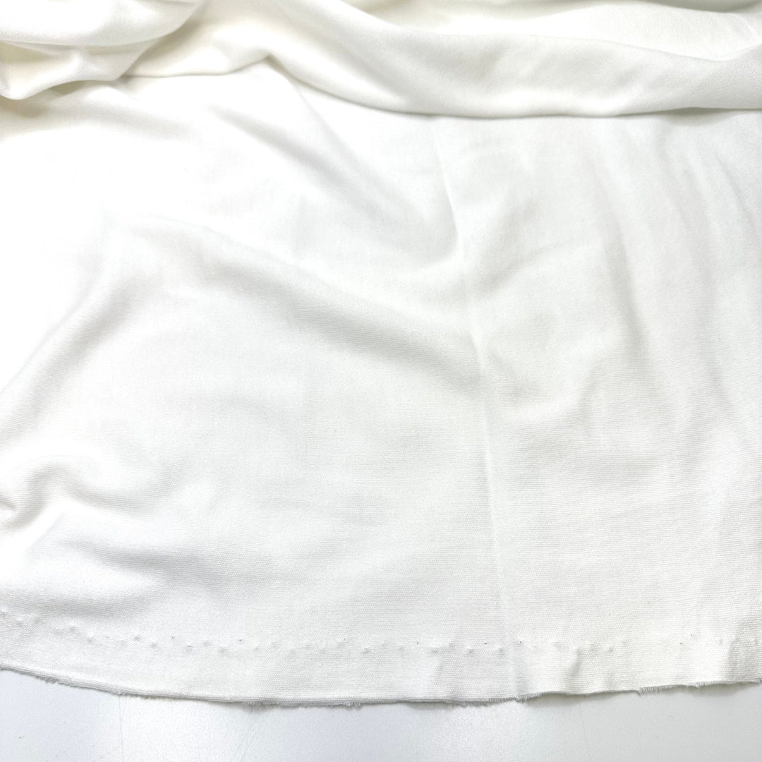 Blinding White - Jersey Cotton Blend Knit - White - 1.5M Bundle - True Deadstock fabric Fabric by private - Sustainable Textile | FABCYCLE
