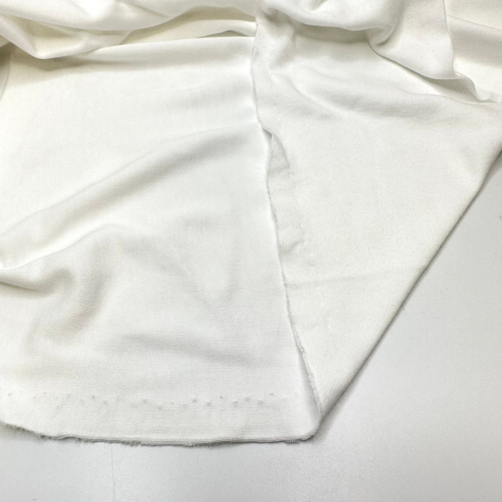 Blinding White - Jersey Cotton Blend Knit - White - 1.5M Bundle - True Deadstock fabric Fabric by private - Sustainable Textile | FABCYCLE
