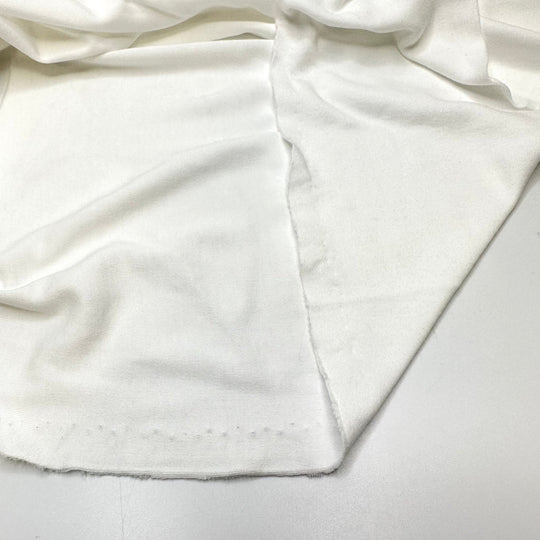 Blinding White - Jersey Cotton Blend Knit - White - 1.5M Bundle - True Deadstock fabric Fabric by private - Sustainable Textile | FABCYCLE