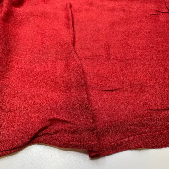 Bloody Mary On Tap - Crepe Gauze Cotton Woven - Rust Red - 3.2M Bundle - True Deadstock fabric Fabric by private - Sustainable Textile | FABCYCLE