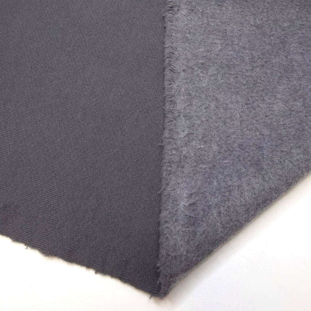 Blubber - Jersey Fleece Cotton Blend Knit - Dark Grey - 2.3M Bundle - True Deadstock fabric Fabric by private - Sustainable Textile | FABCYCLE