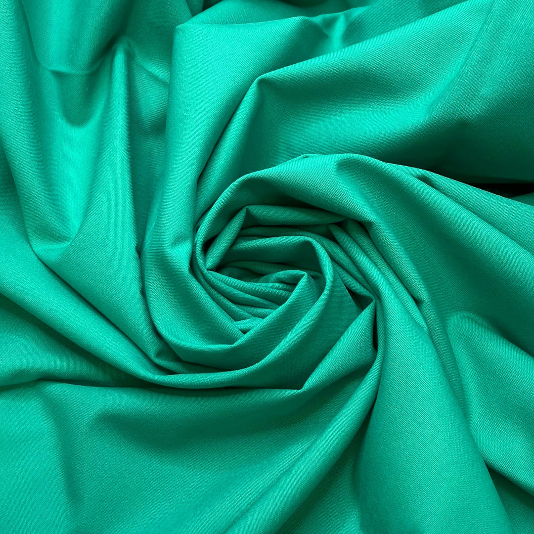 Blue - Green Or Green - Blue - Poly/Cotton Woven - Teal - 0.9M Bundle - True Deadstock fabric Fabric by private - Sustainable Textile | FABCYCLE