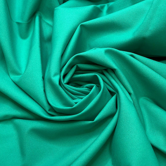Blue - Green Or Green - Blue - Poly/Cotton Woven - Teal - 0.9M Bundle - True Deadstock fabric Fabric by private - Sustainable Textile | FABCYCLE