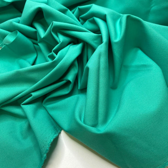 Blue - Green Or Green - Blue - Poly/Cotton Woven - Teal - 0.9M Bundle - True Deadstock fabric Fabric by private - Sustainable Textile | FABCYCLE