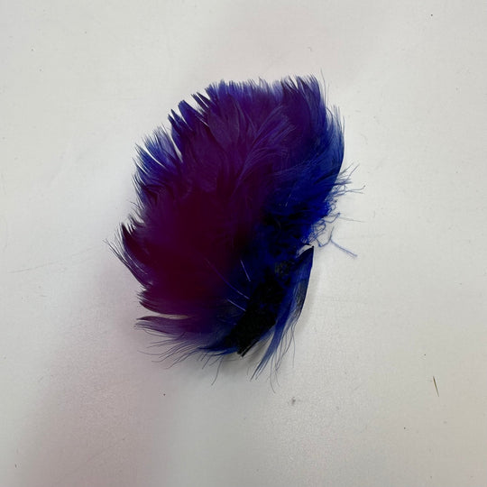 Blue Hat Piece Feathers - Dark Blue - Individual - True Deadstock supplies Fabric by private - Sustainable Textile | FABCYCLE
