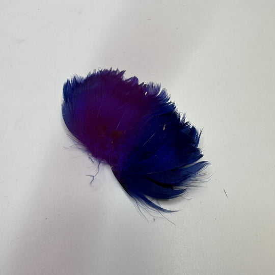 Blue Hat Piece Feathers - Dark Blue - Individual - True Deadstock supplies Fabric by private - Sustainable Textile | FABCYCLE