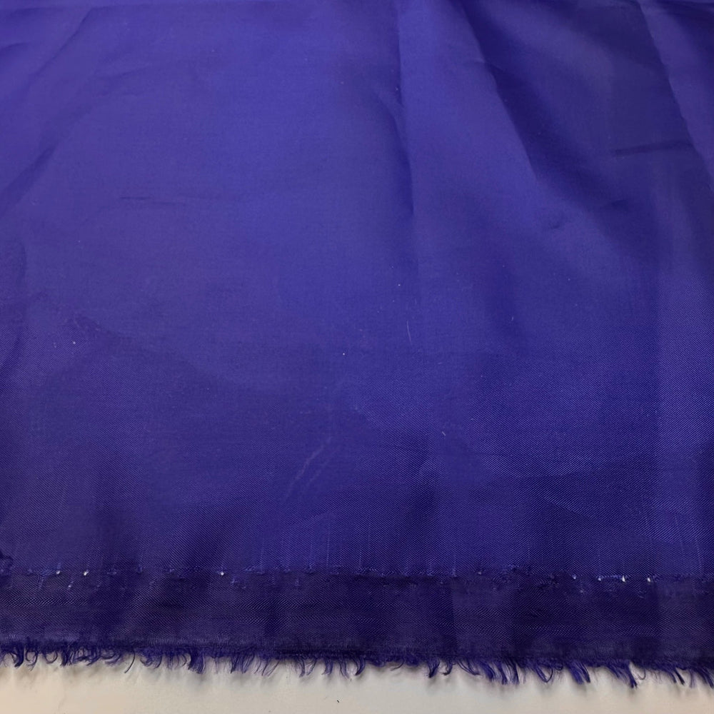 Blue Is My Favourite Flavour - Polyester Blend Woven - Dark Blue - 2M Bundle - True Deadstock fabric Fabric by private - Sustainable Textile | FABCYCLE