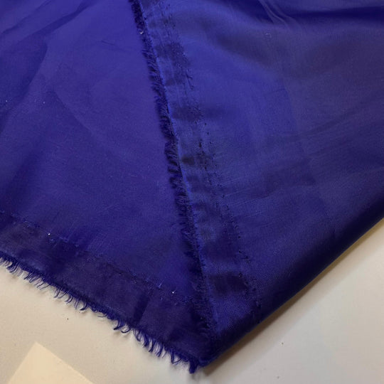 Blue Is My Favourite Flavour - Polyester Blend Woven - Dark Blue - 2M Bundle - True Deadstock fabric Fabric by private - Sustainable Textile | FABCYCLE