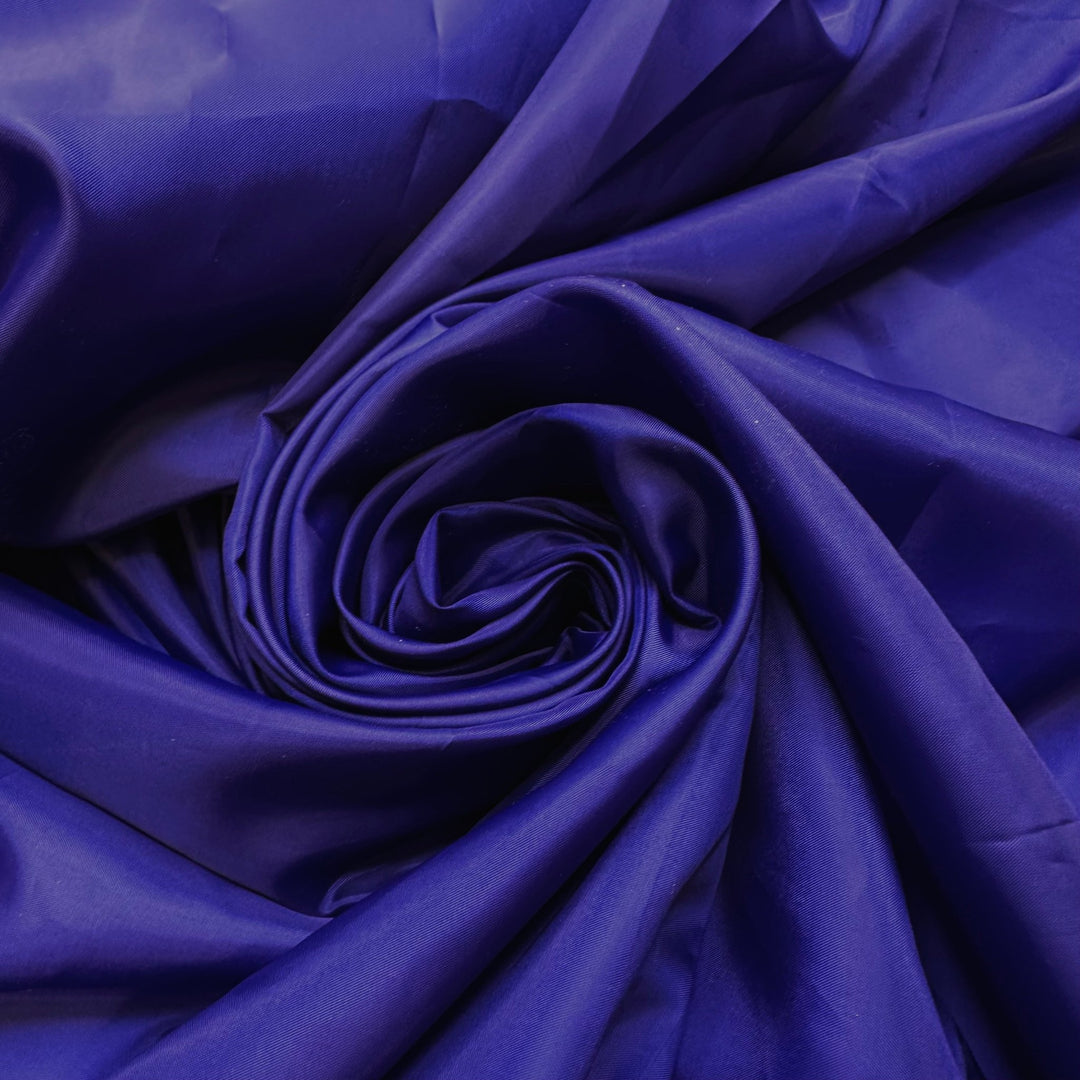 Blue Is My Favourite Flavour - Polyester Blend Woven - Dark Blue - 2M Bundle - True Deadstock fabric Fabric by private - Sustainable Textile | FABCYCLE