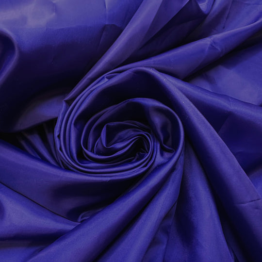 Blue Is My Favourite Flavour - Polyester Blend Woven - Dark Blue - 2M Bundle - True Deadstock fabric Fabric by private - Sustainable Textile | FABCYCLE