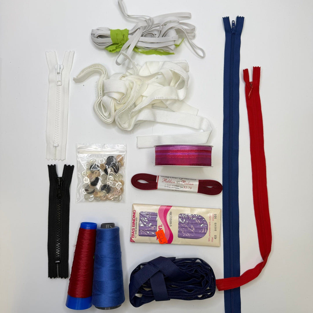 Blue Lagoon - Supplies Grab Bag - Multi - Pack - True Deadstock supplies Fabric by private - Sustainable Textile | FABCYCLE