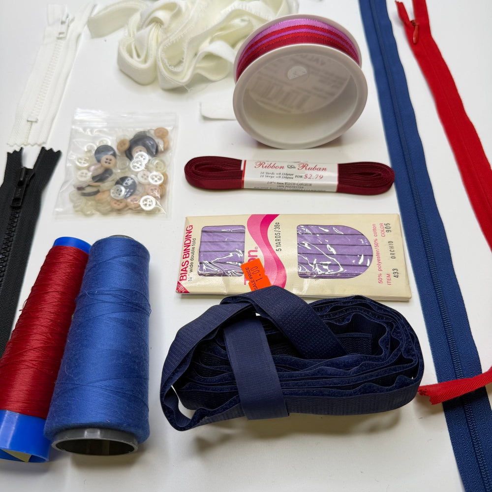 Blue Lagoon - Supplies Grab Bag - Multi - Pack - True Deadstock supplies Fabric by private - Sustainable Textile | FABCYCLE