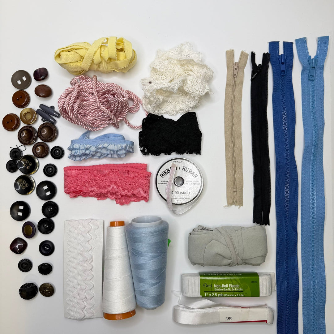 Blue Moon - Supplies Grab Bag - Multi - Pack - True Deadstock supplies Fabric by private - Sustainable Textile | FABCYCLE