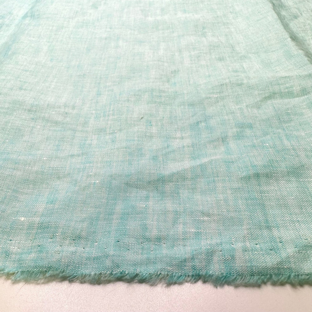 Blue Raspberry - Linen Blend Woven - Light Blue - 1.75M Bundle - True Deadstock fabric Fabric by private - Sustainable Textile | FABCYCLE