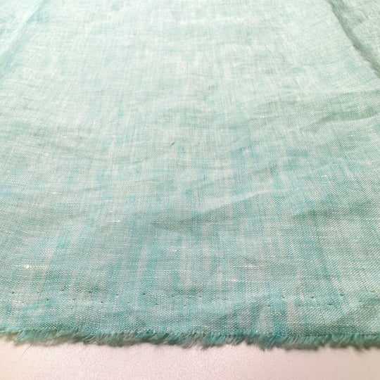 Blue Raspberry - Linen Blend Woven - Light Blue - 1.75M Bundle - True Deadstock fabric Fabric by private - Sustainable Textile | FABCYCLE