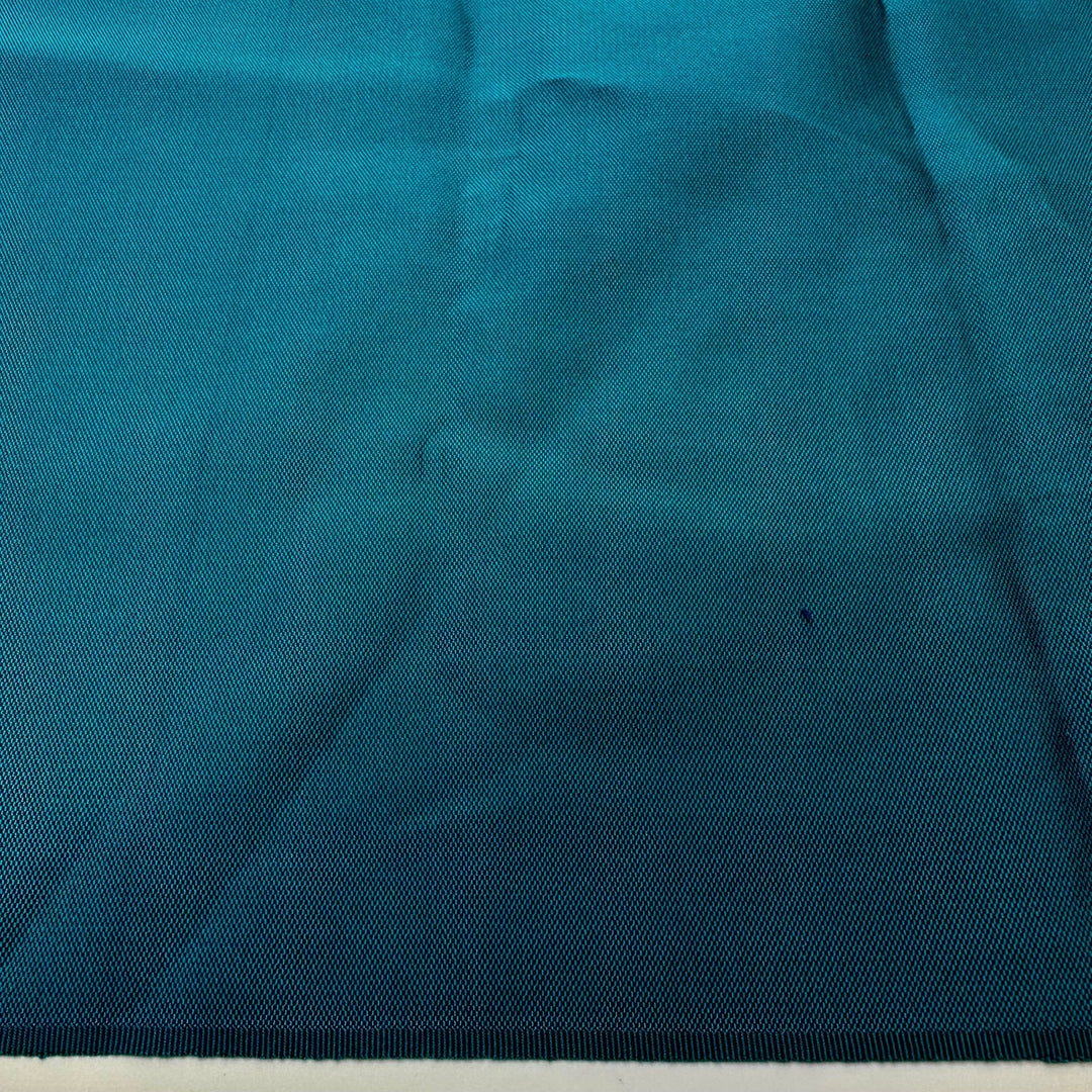 Blue Raspberry Snow Cone - Polyester Blend Woven - Teal - 2M Bundle - True Deadstock fabric Fabric by private - Sustainable Textile | FABCYCLE