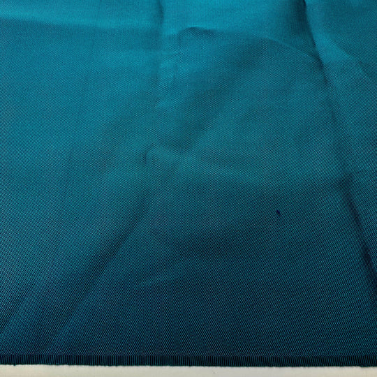 Blue Raspberry Snow Cone - Polyester Blend Woven - Teal - 2M Bundle - True Deadstock fabric Fabric by private - Sustainable Textile | FABCYCLE