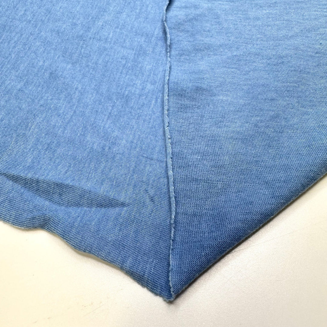 Blue Shirt Guy - Jersey Cotton/Poly Knit - Light Blue - 1M Bundle - True Deadstock fabric Fabric by private - Sustainable Textile | FABCYCLE