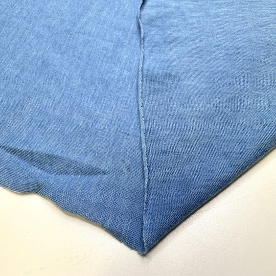 Blue Shirt Guy - Jersey Cotton/Poly Knit - Light Blue - 1M Bundle - True Deadstock fabric Fabric by private - Sustainable Textile | FABCYCLE