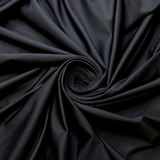 Body Double Workout - Jersey Fleece Poly/Spandex Knit - Black - Bundles - True Deadstock fabric Fabric by private - Sustainable Textile | FABCYCLE