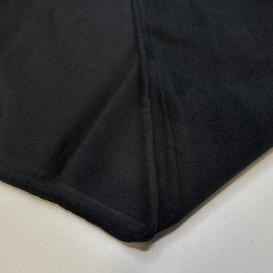 Body Double Workout - Jersey Fleece Poly/Spandex Knit - Black - Bundles - True Deadstock fabric Fabric by private - Sustainable Textile | FABCYCLE