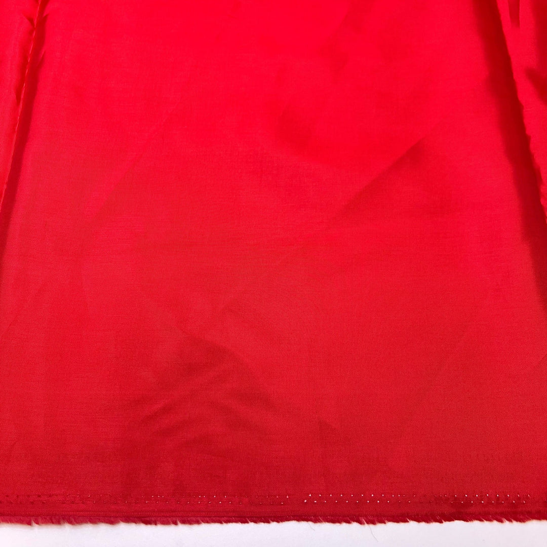 Bold Colours - Polyester Blend Woven - Red - 2M Bundle - True Deadstock fabric Fabric by private - Sustainable Textile | FABCYCLE