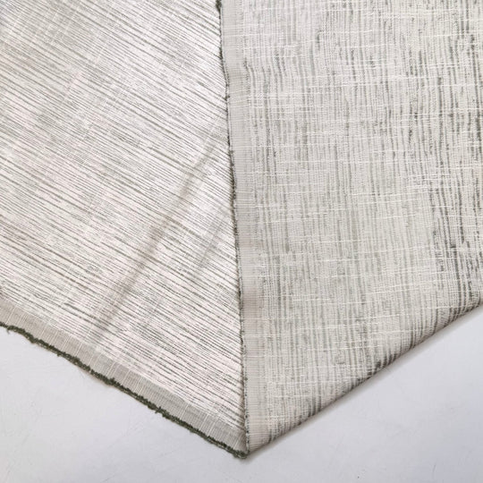 Booking The Venue - Polyester Blend Woven - Light Cream/Grey Abstract - 1.25M Bundle - True Deadstock fabric Fabric by private - Sustainable Textile | FABCYCLE