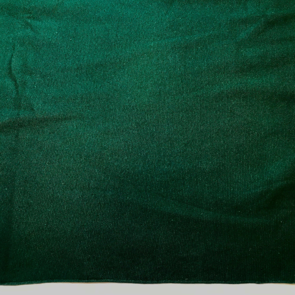 Boombox - Rib Knit Natural Blend Knit - Dark Green - 0.9M Bundle - True Deadstock fabric Fabric by private - Sustainable Textile | FABCYCLE