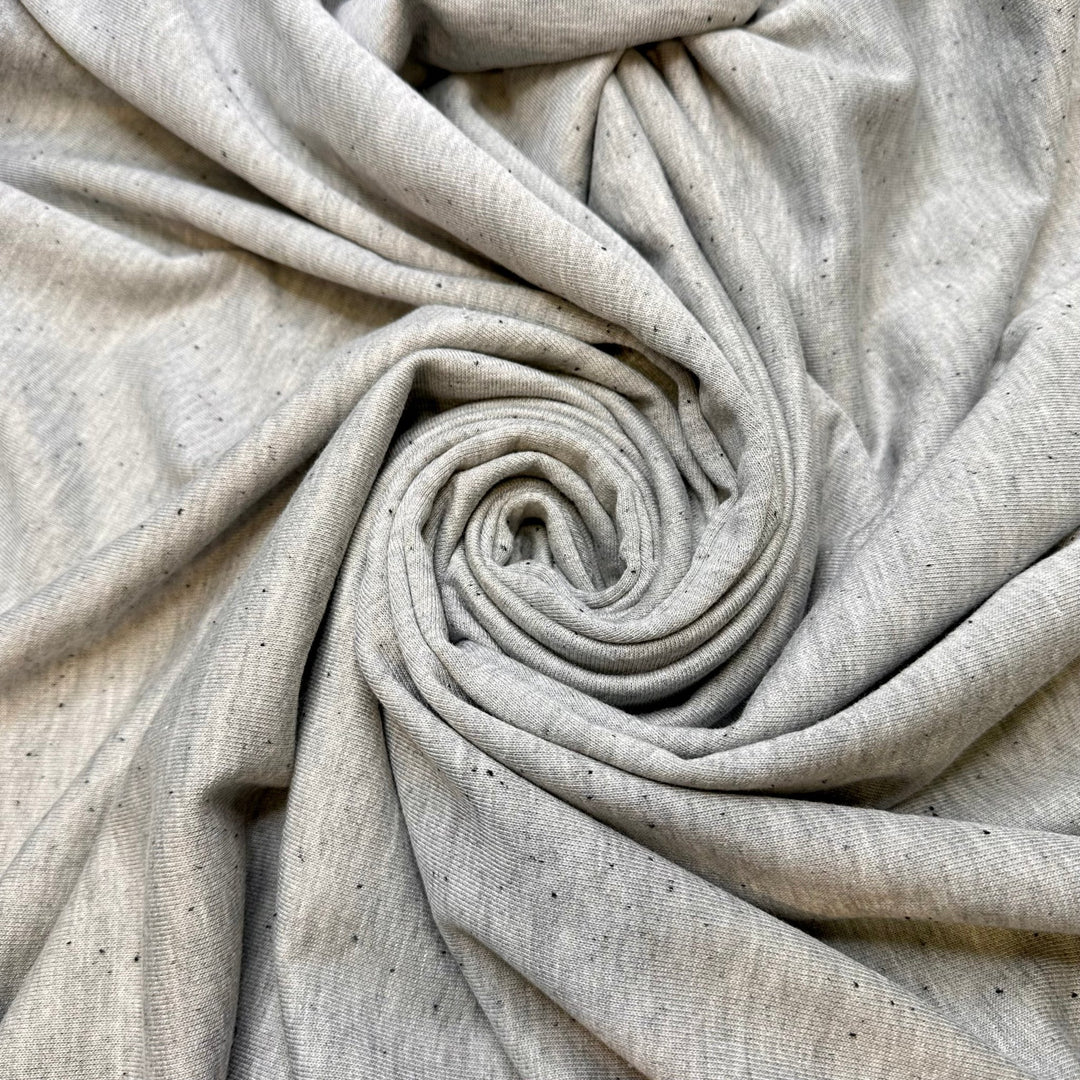 Borrowing A Sweatshirt - French Terry Poly/Cotton Knit - Light Grey - Bundles - True Deadstock fabric Fabric by private - Sustainable Textile | FABCYCLE