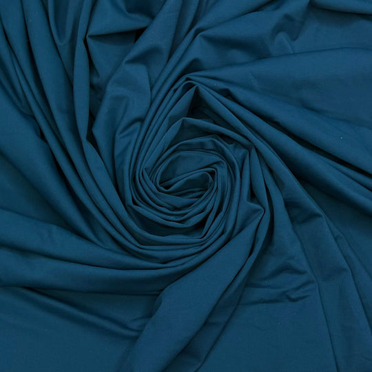 Bottom Of The Ocean - Jersey Poly/Spandex Knit - Dark Teal - 1M Bundle - True Deadstock fabric Fabric by private - Sustainable Textile | FABCYCLE