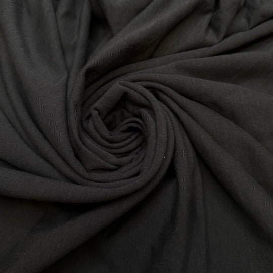 Box Of Keepsakes - French Terry Bamboo Blend Knit - Dark Grey - 1.25M Bundle - True Deadstock fabric Fabric by private - Sustainable Textile | FABCYCLE