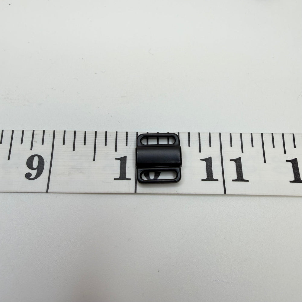 Bra Clasp - 10MM Metal - Black - 20 Pack - True Deadstock supplies Fabric by private - Sustainable Textile | FABCYCLE
