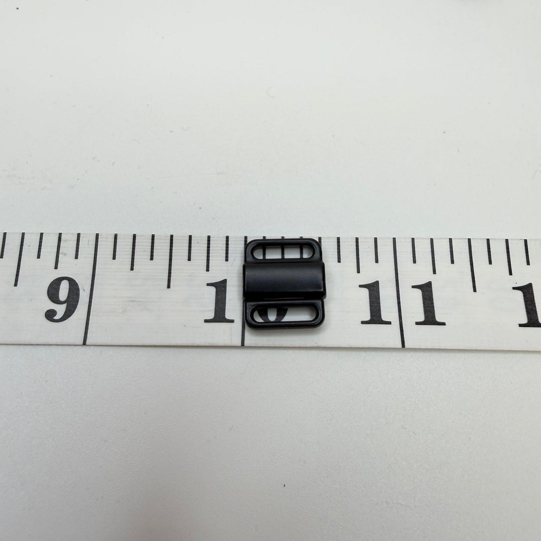 Bra Clasp - 10MM Metal - Black - 20 Pack - True Deadstock supplies Fabric by private - Sustainable Textile | FABCYCLE