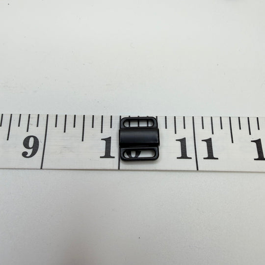 Bra Clasp - 10MM Metal - Black - 20 Pack - True Deadstock supplies Fabric by private - Sustainable Textile | FABCYCLE