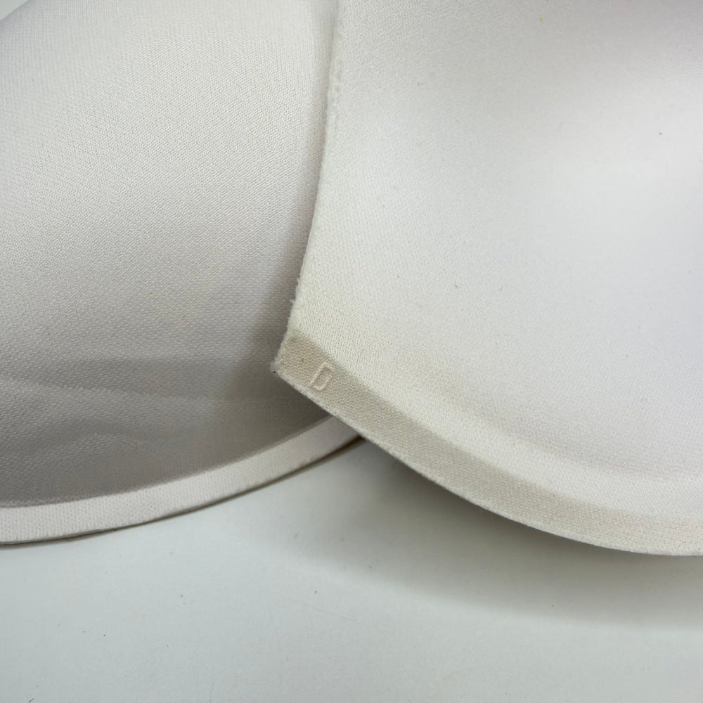 Bra Cup Size D Notions - Cream - Individual - True Deadstock supplies Fabric by private - Sustainable Textile | FABCYCLE