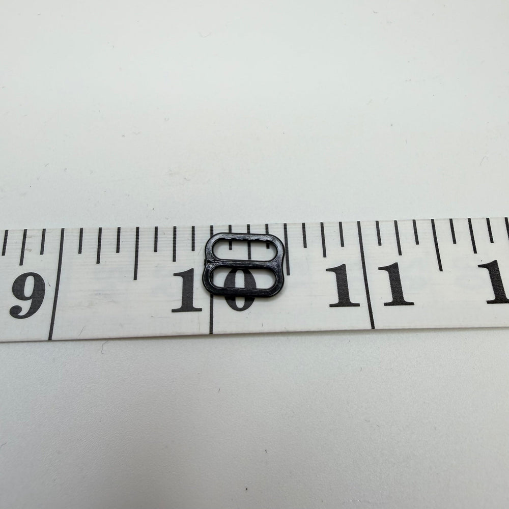 Bra Strap Slider - 10MM Metal - Black - 20 Pack - True Deadstock supplies Fabric by private - Sustainable Textile | FABCYCLE