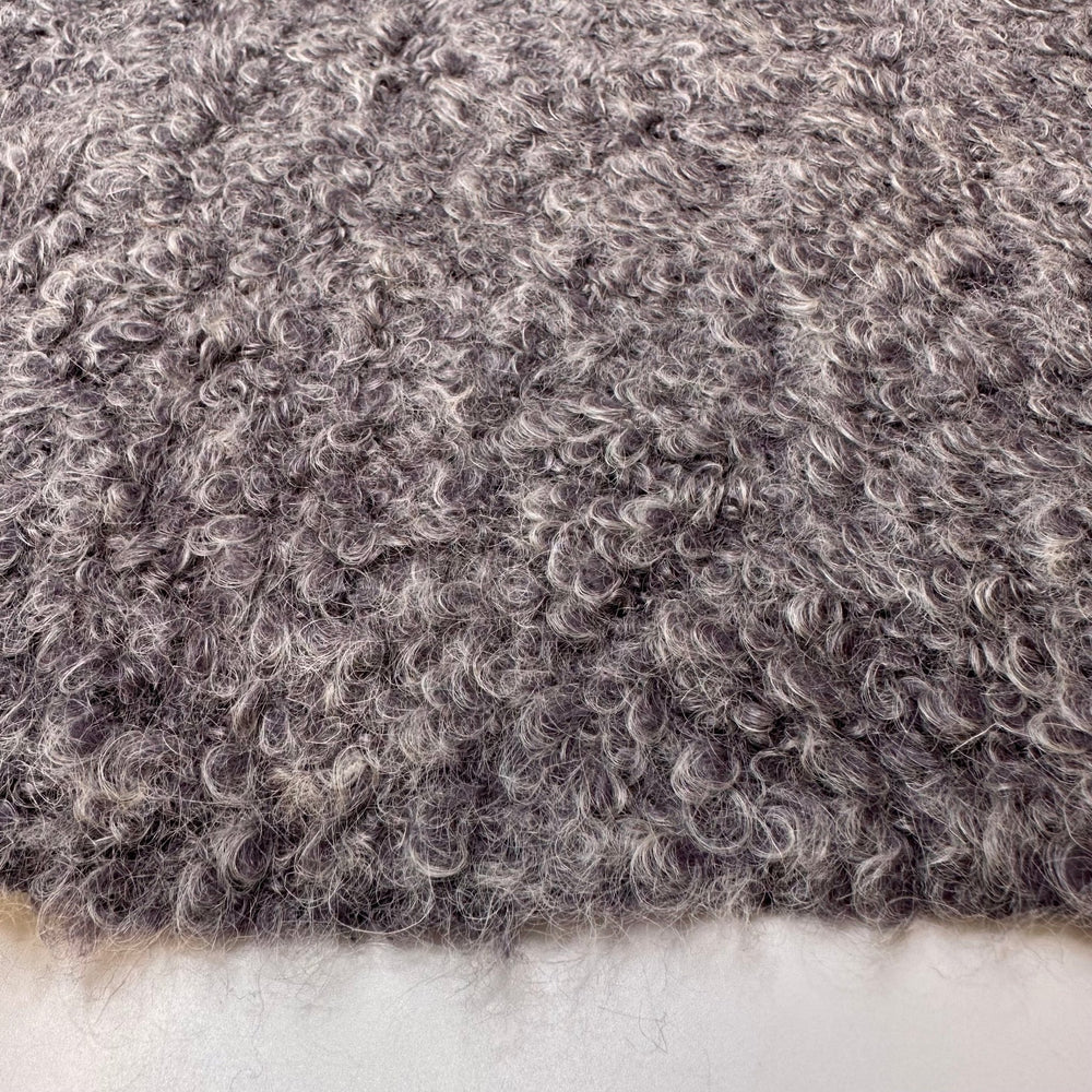 Brain Fog - Wool Blend Knit - Grey/Purple - 2.8M Bundle - True Deadstock fabric Fabric by private - Sustainable Textile | FABCYCLE
