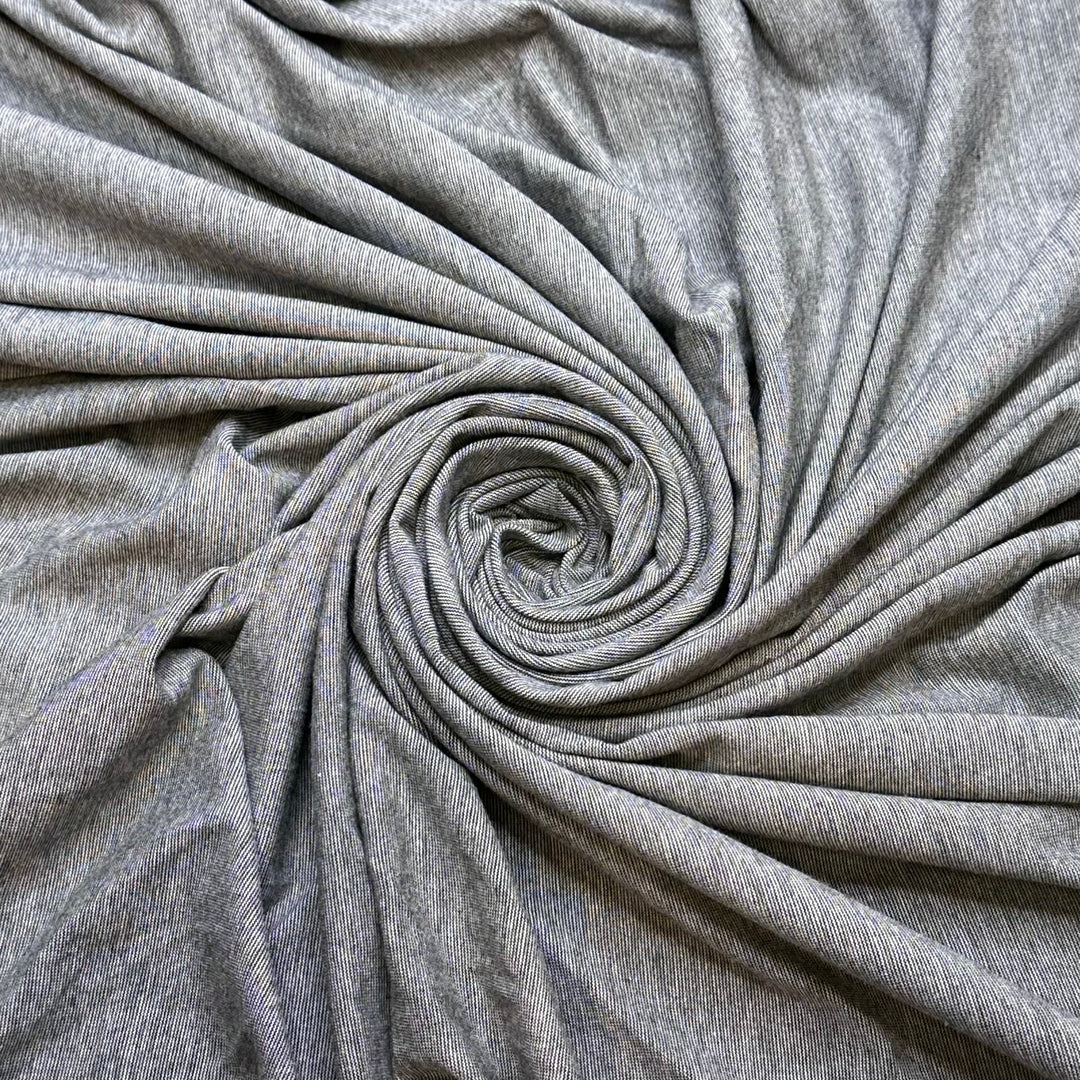 Brand Debuts - Cotton/Bamboo Knit - Grey - Bundles - True Deadstock fabric Fabric by private - Sustainable Textile | FABCYCLE