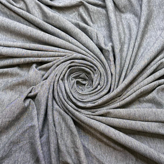 Brand Debuts - Cotton/Bamboo Knit - Grey - Bundles - True Deadstock fabric Fabric by private - Sustainable Textile | FABCYCLE